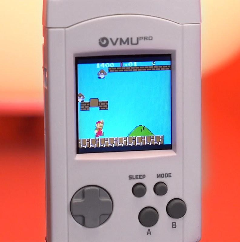 The upgraded VMU Pro turns the Dreamcast’s memory card into a handheld emulator
